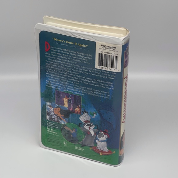POCAHONTAS WALT DISNEY MASTERPIECE VINTAGE VHS - Picture 4 of 11